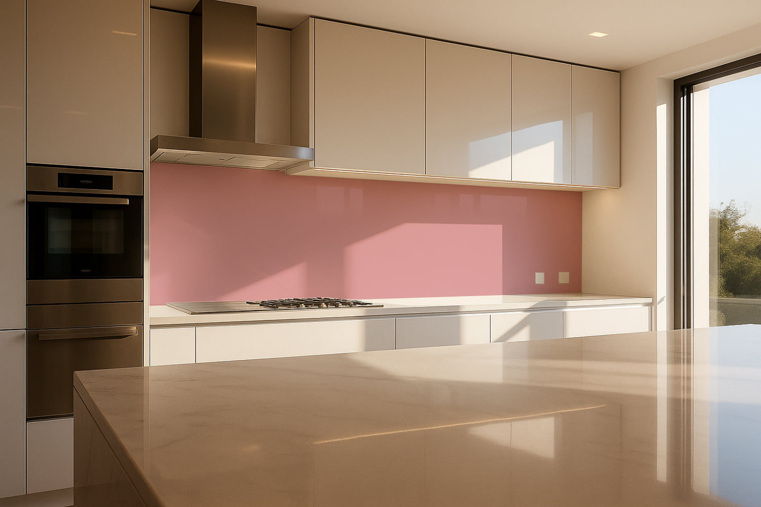 Küchenrückwand Einfarbig