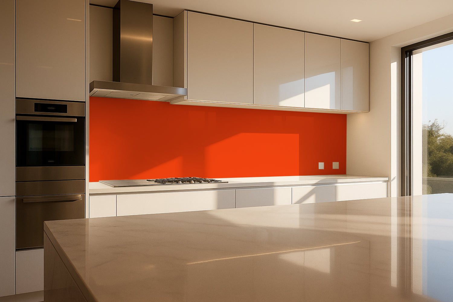 Küchenrückwand Einfarbig