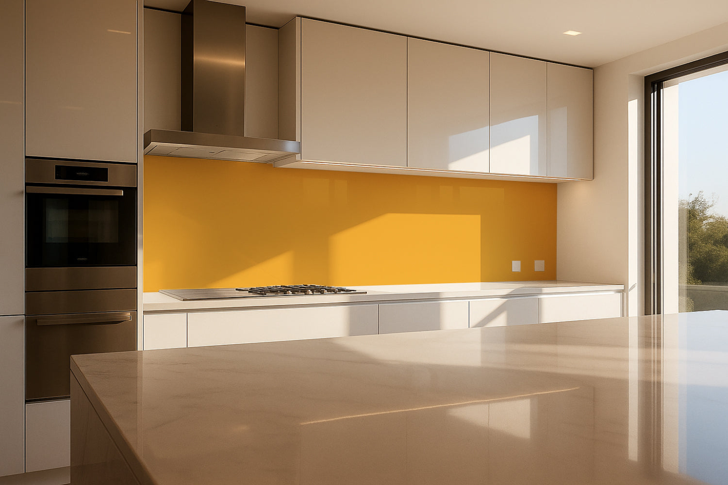 Küchenrückwand Einfarbig