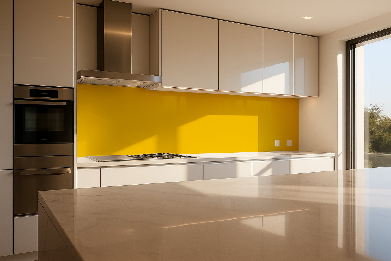 Küchenrückwand Einfarbig