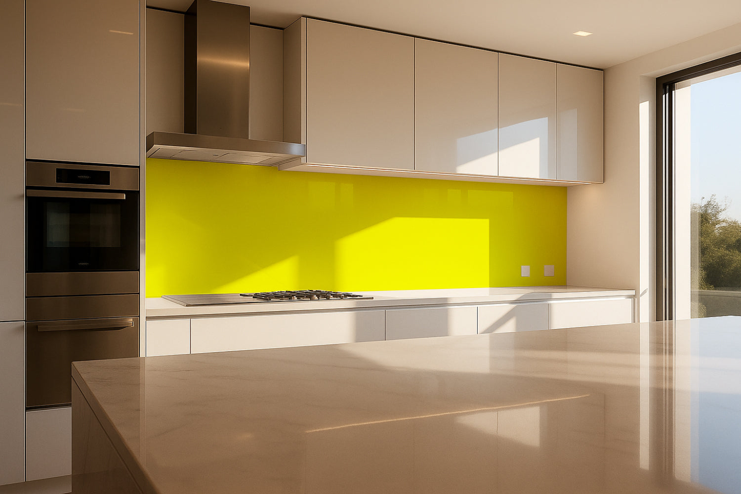 Küchenrückwand Einfarbig