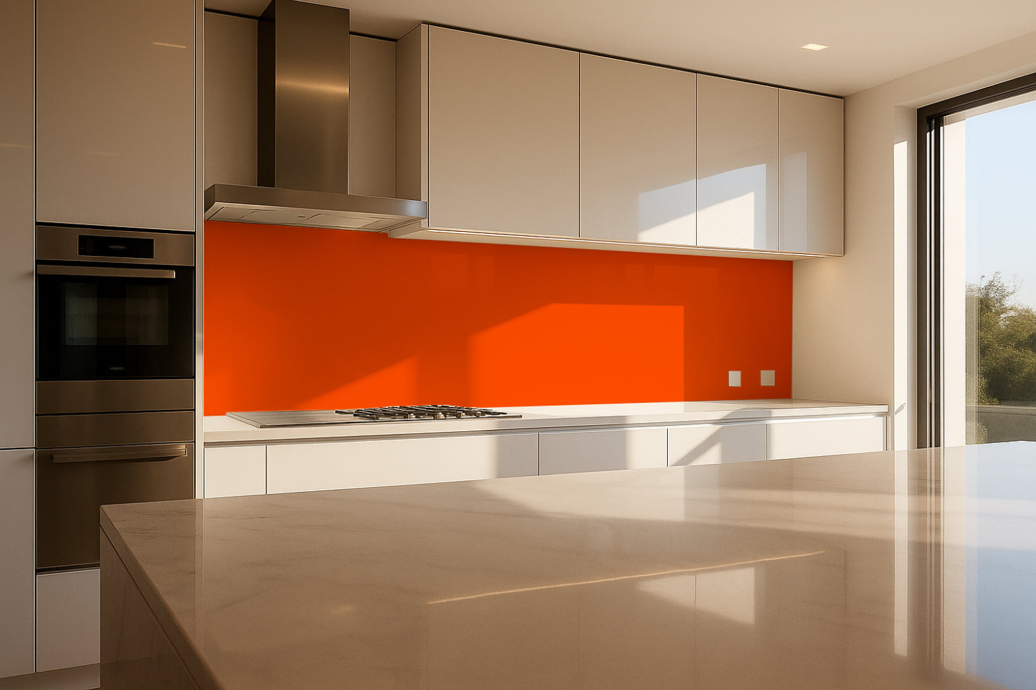 Küchenrückwand Einfarbig