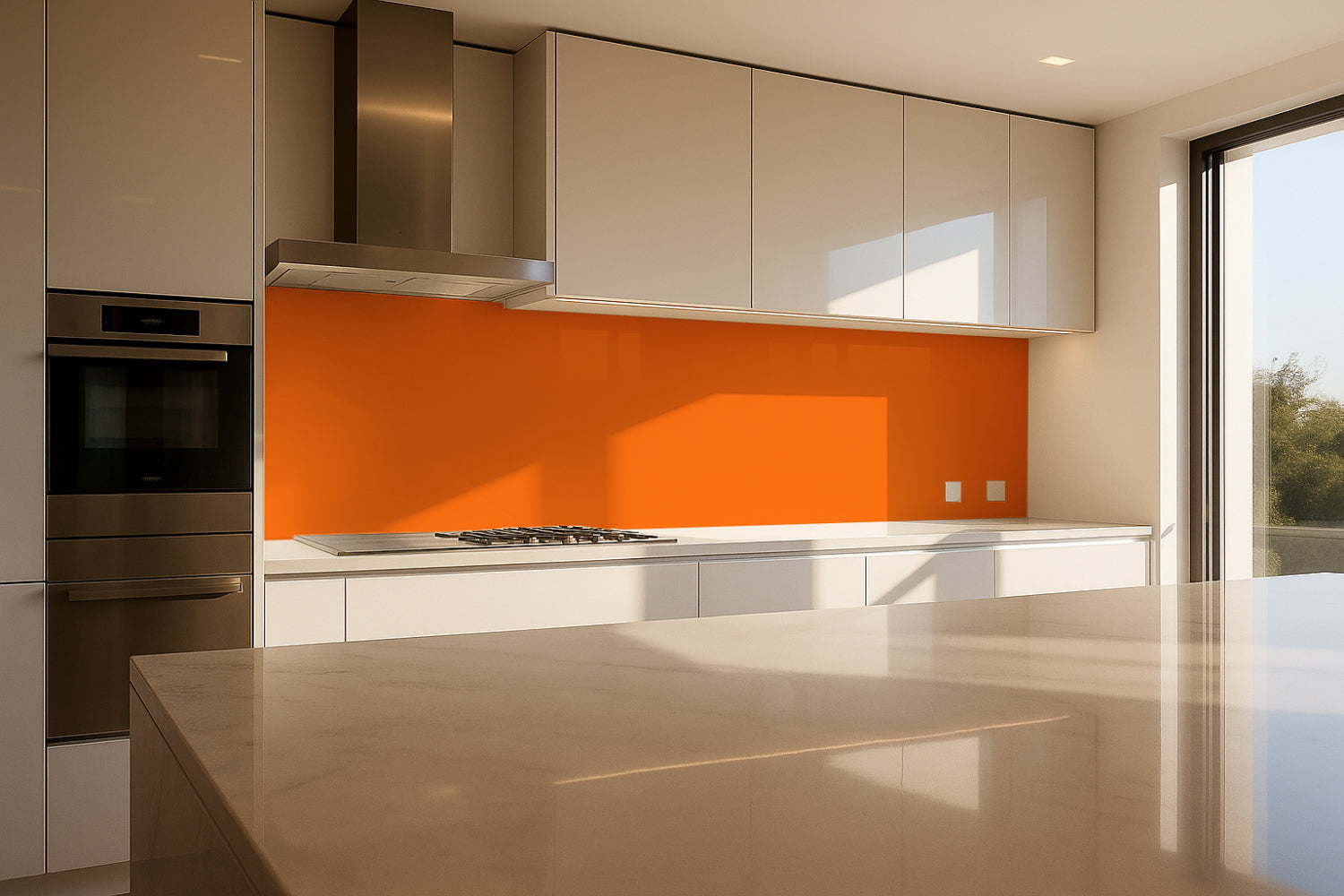 Küchenrückwand Einfarbig