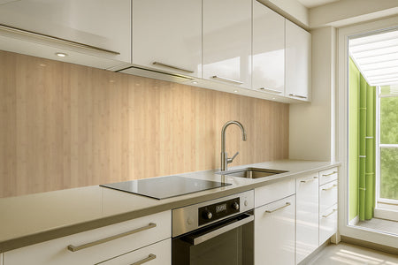 Spritzschutz Küche Holzoptik