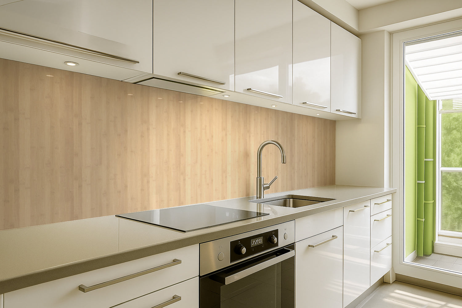 Küchenrückwand Holzoptik