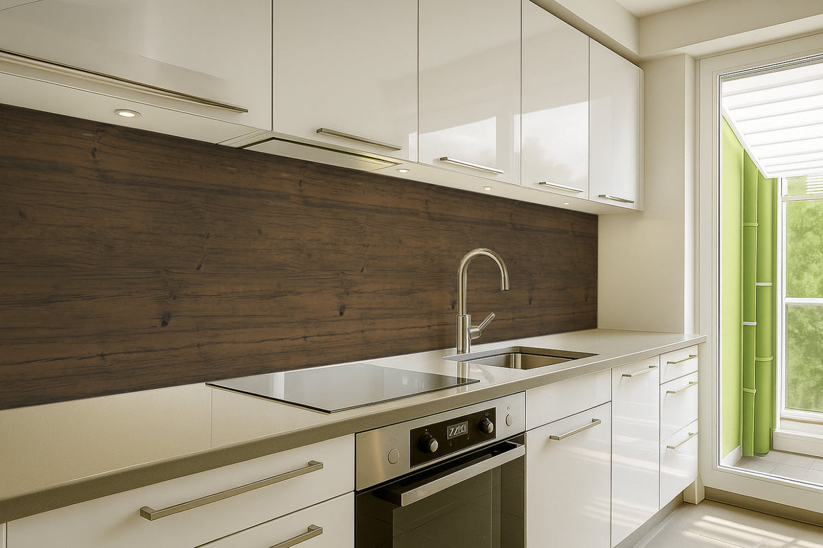 Küchenrückwand Holzoptik