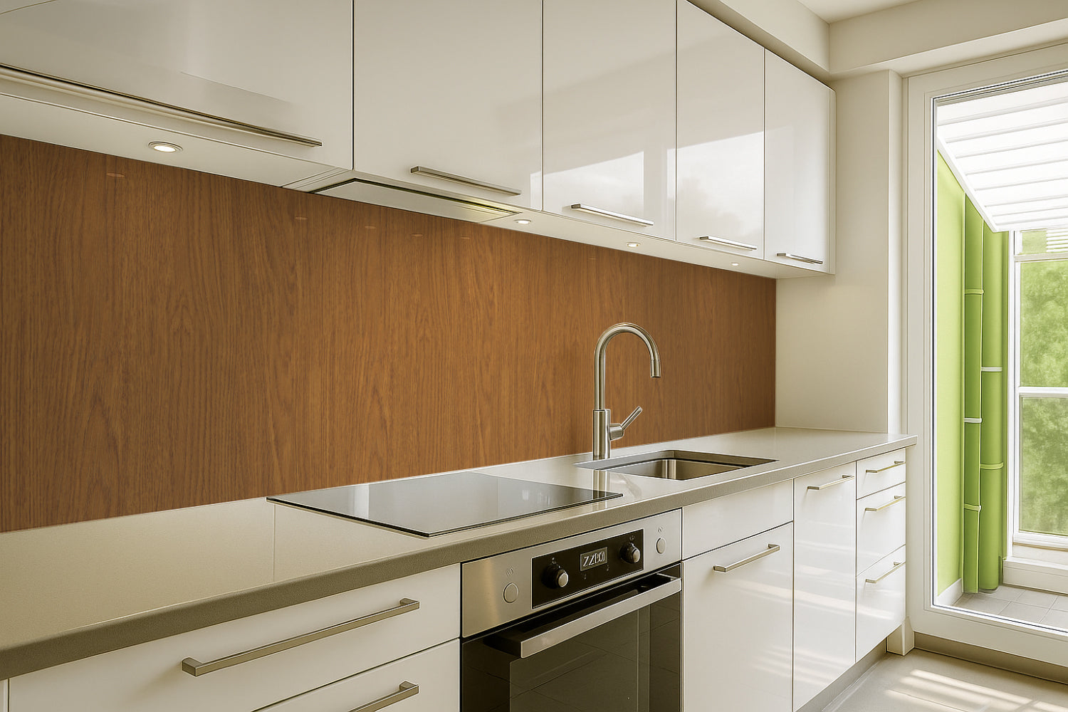 Küchenrückwand Holzoptik