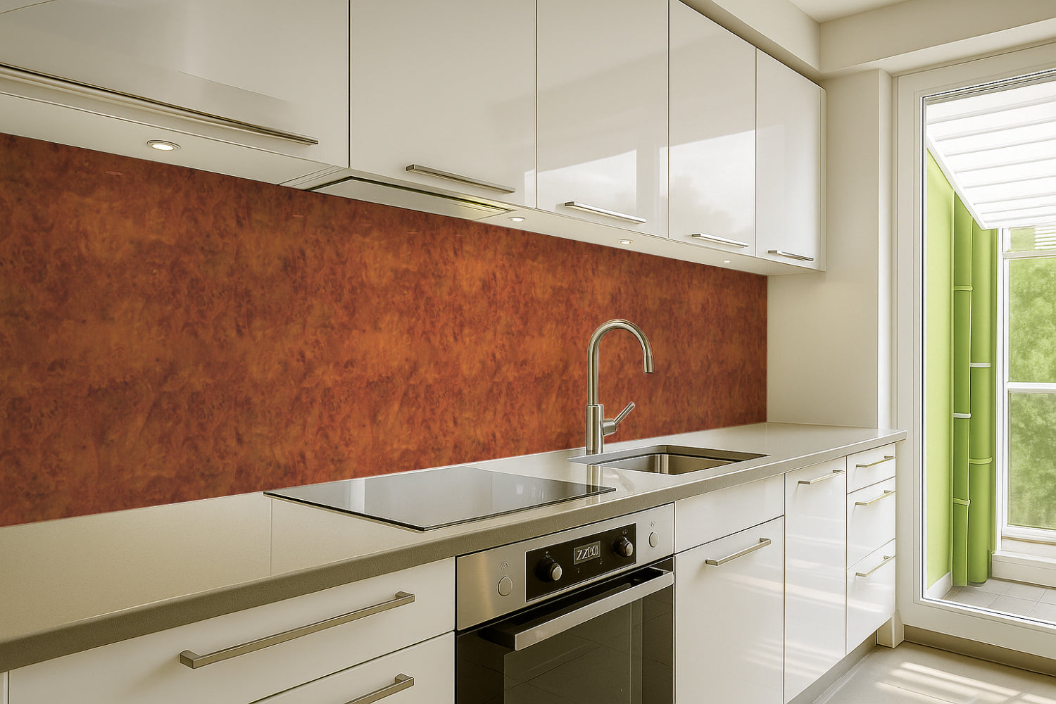 Küchenrückwand Holzoptik