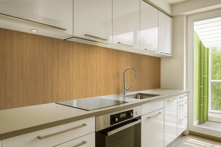 Spritzschutz Küche Holzoptik