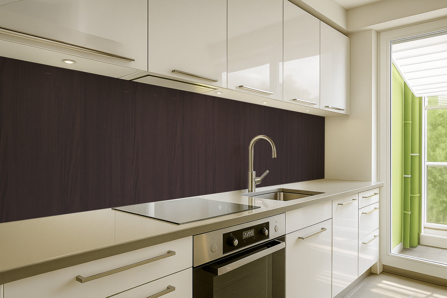 Küchenrückwand Holzoptik