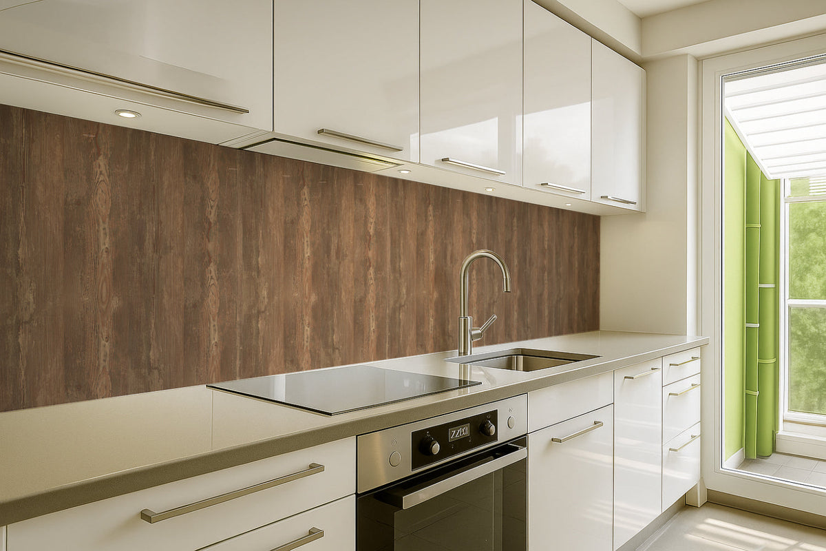 Spritzschutz Küche Holzoptik