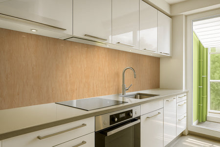 Spritzschutz Küche Holzoptik