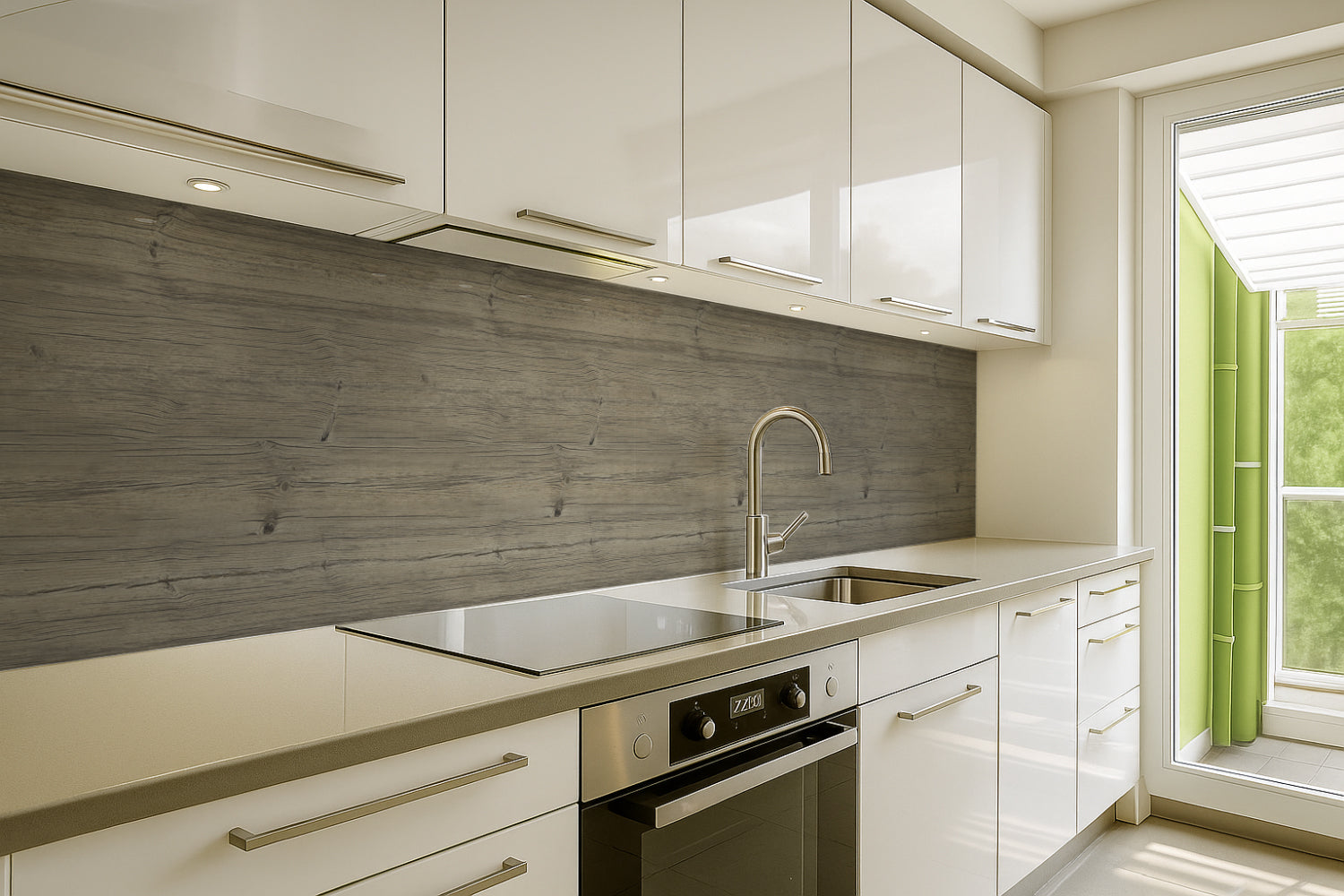 Küchenrückwand Holzoptik