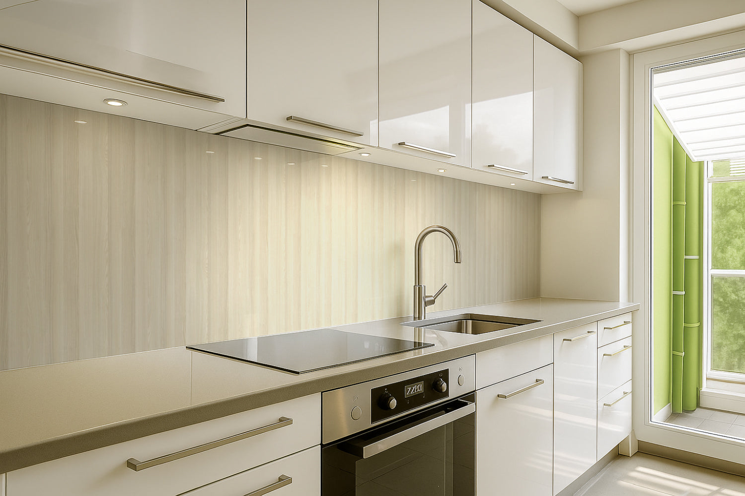 Küchenrückwand Holzoptik