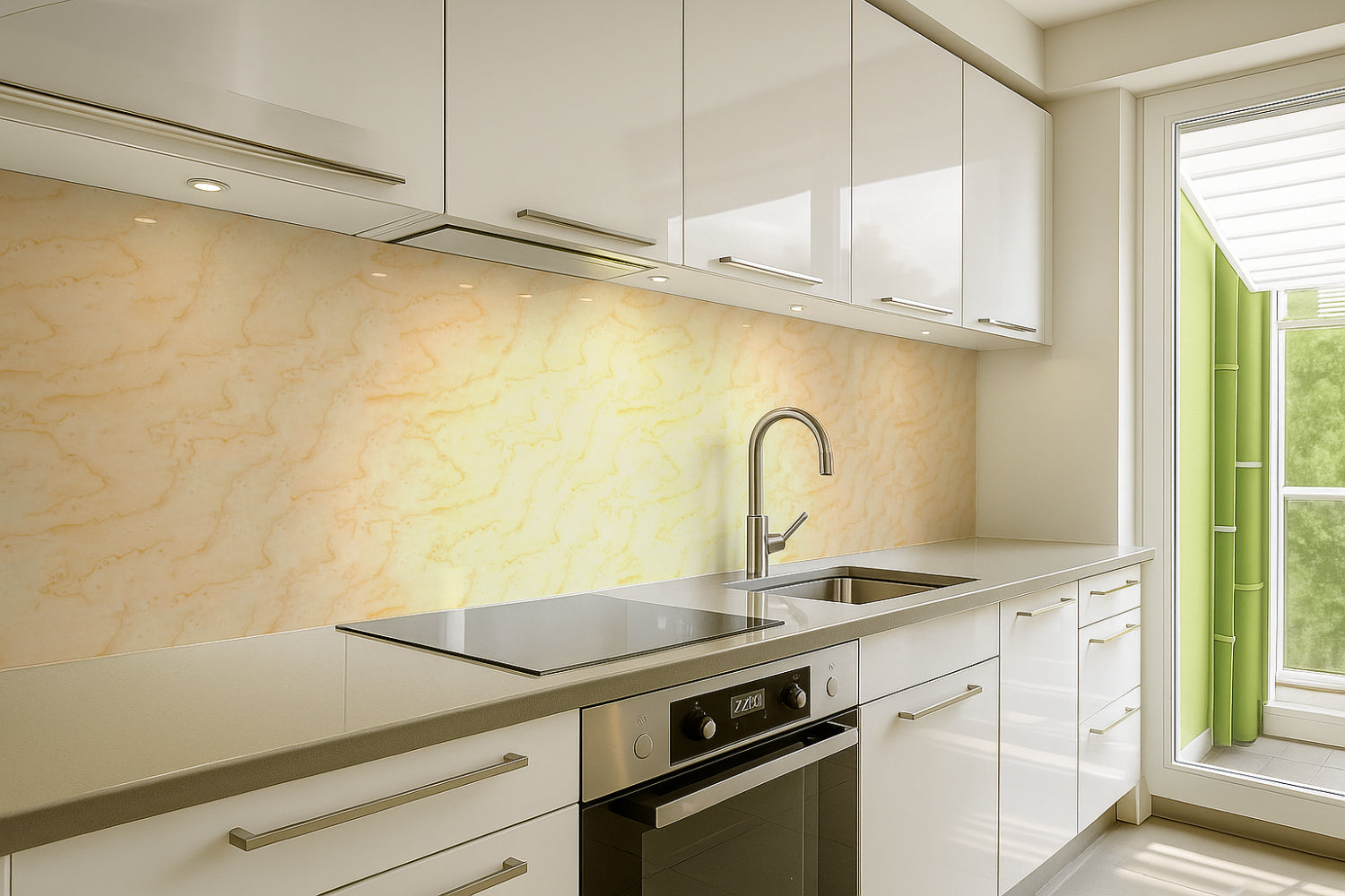 Küchenrückwand Holzoptik