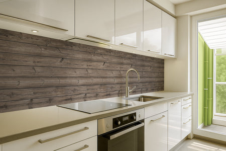 Küchenrückwand Holzoptik