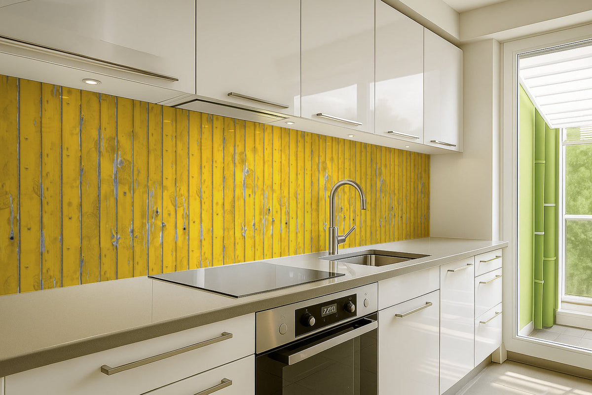 Küchenrückwand Holzoptik