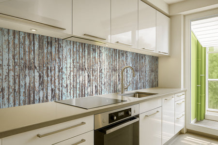 Küchenrückwand Holzoptik
