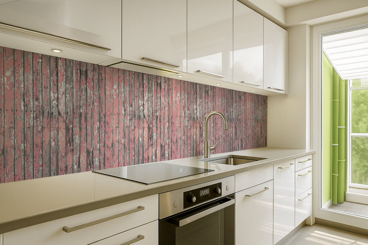 Küchenrückwand Holzoptik