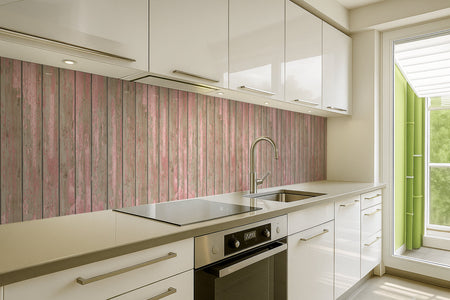 Küchenrückwand Holzoptik