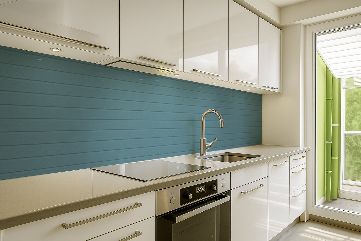 Küchenrückwand Holzoptik