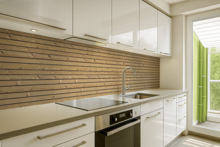 Küchenrückwand Holzoptik