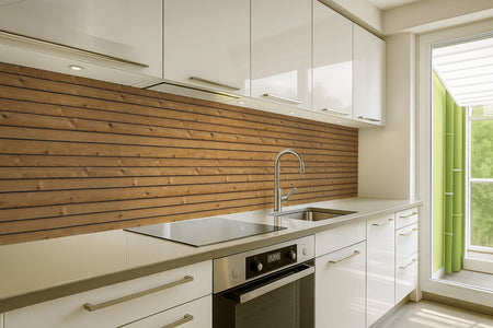 Küchenrückwand Holzoptik