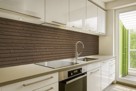 Küchenrückwand Holzoptik