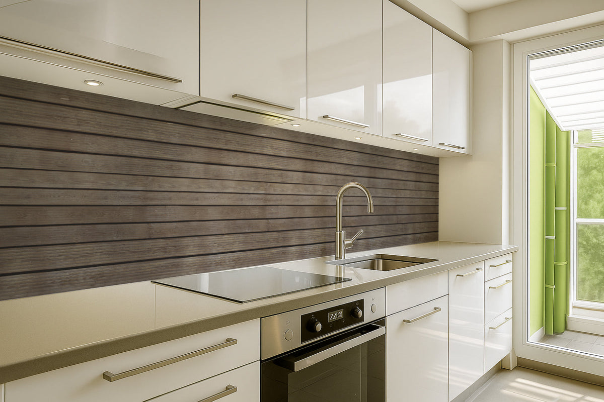 Küchenrückwand Holzoptik