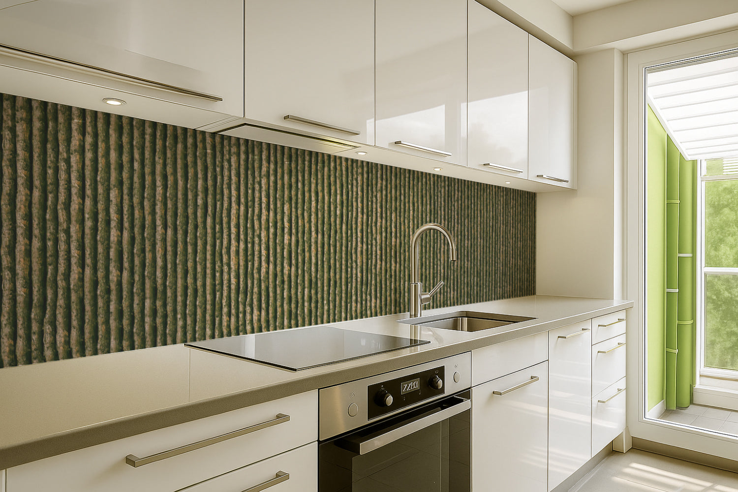 Küchenrückwand Holzoptik