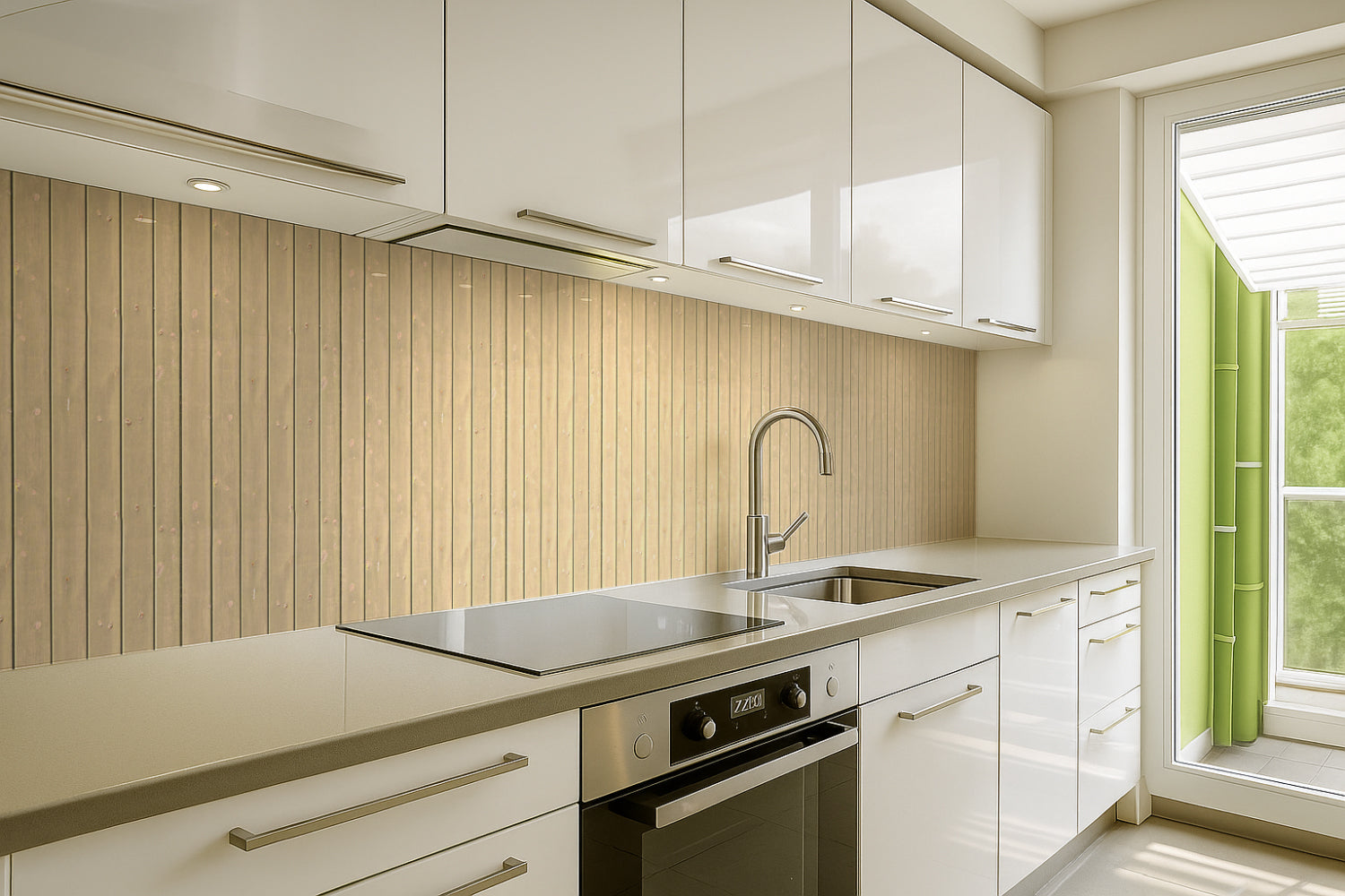 Küchenrückwand Holzoptik