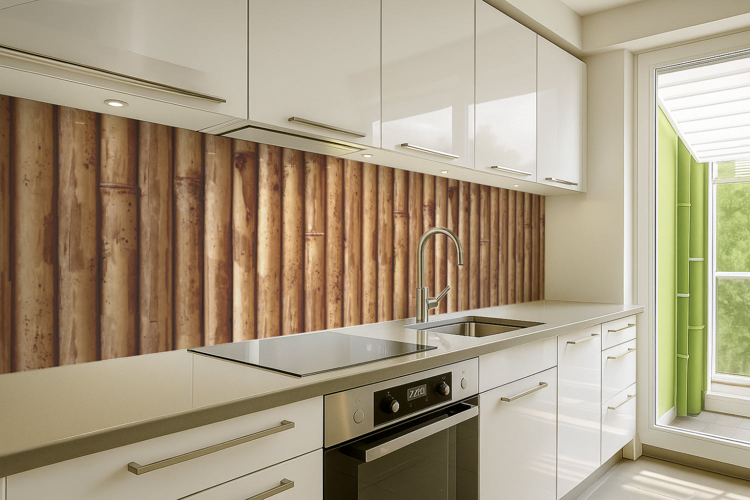 Küchenrückwand Holzoptik