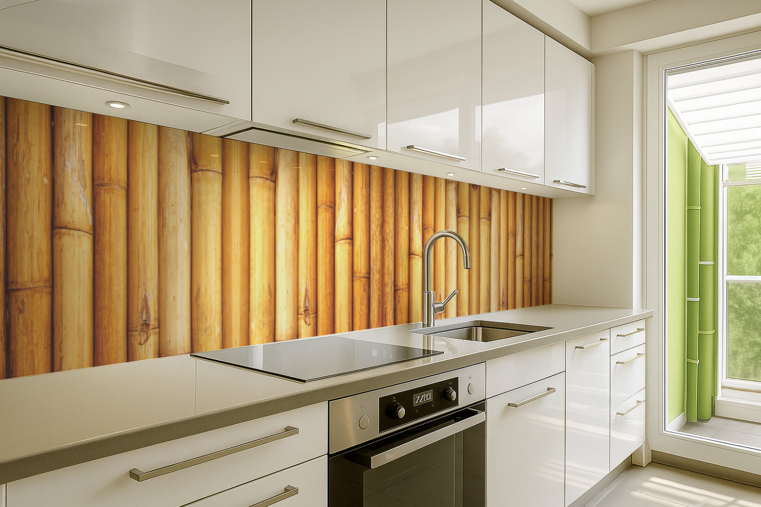 Spritzschutz Küche Holzoptik