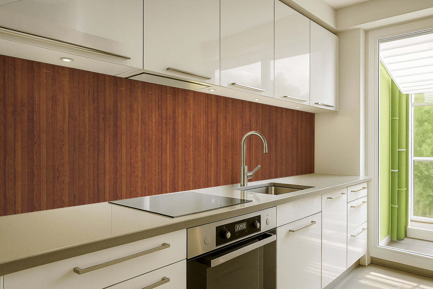 Küchenrückwand Holzoptik