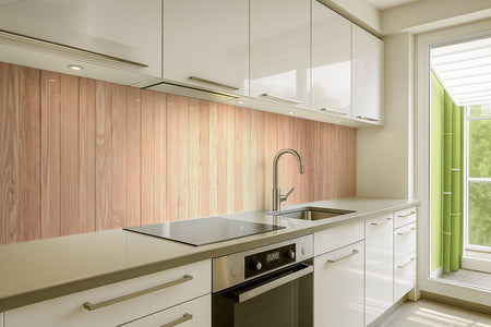 Küchenrückwand Holzoptik