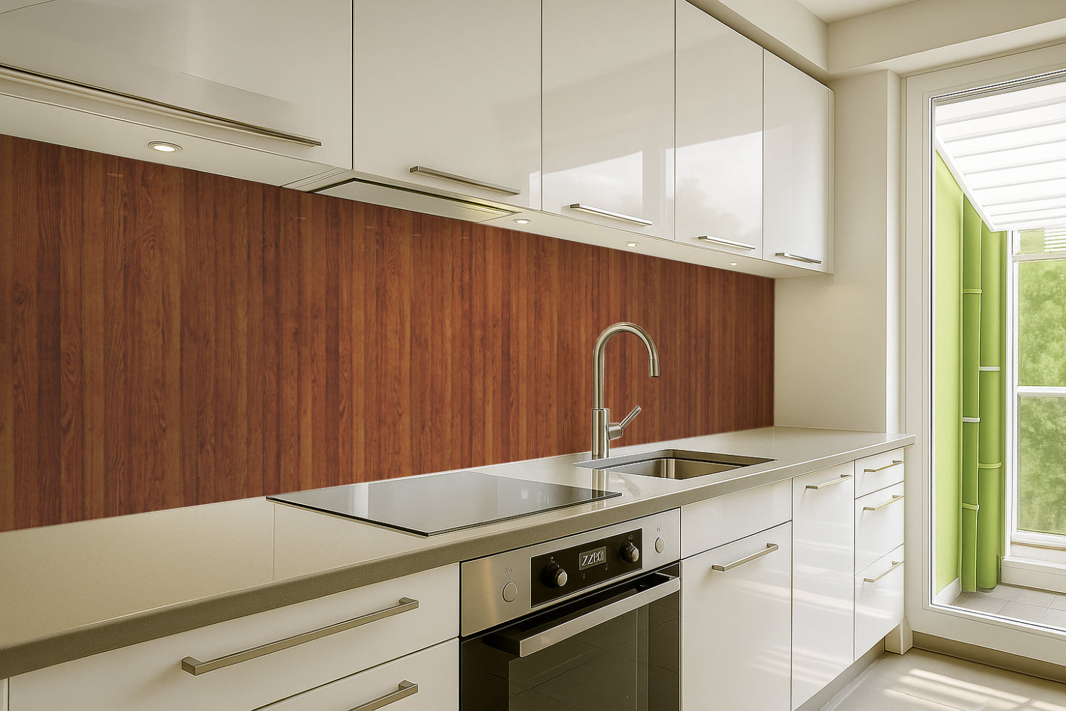 Küchenrückwand Holzoptik