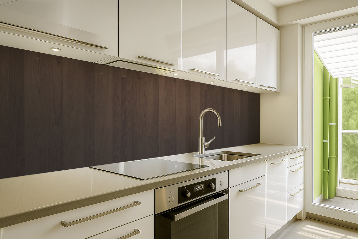 Küchenrückwand Holzoptik