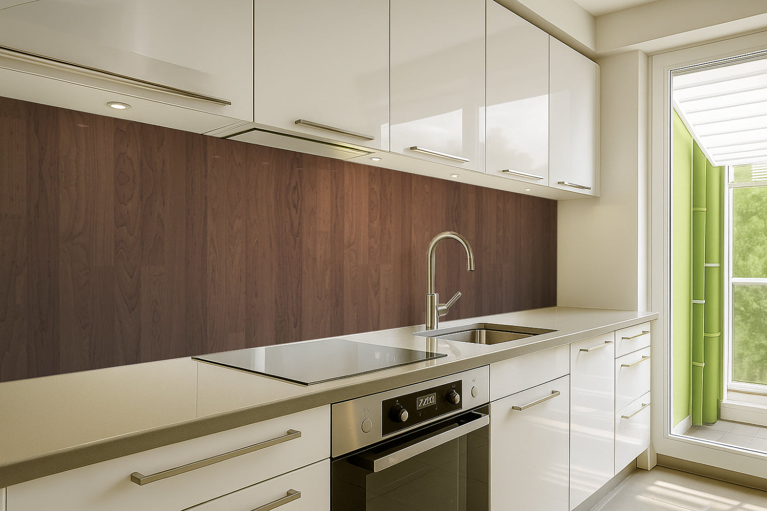 Küchenrückwand Holzoptik