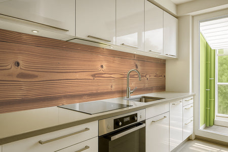 Spritzschutz Küche Holzoptik