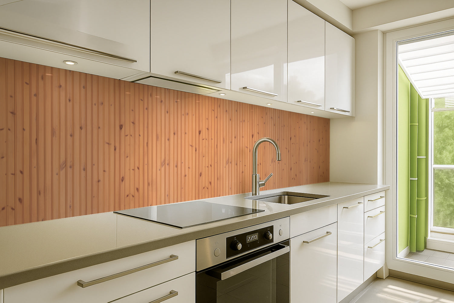 Küchenrückwand Holzoptik