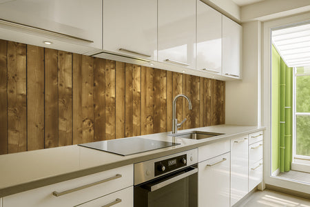Küchenrückwand Holzoptik
