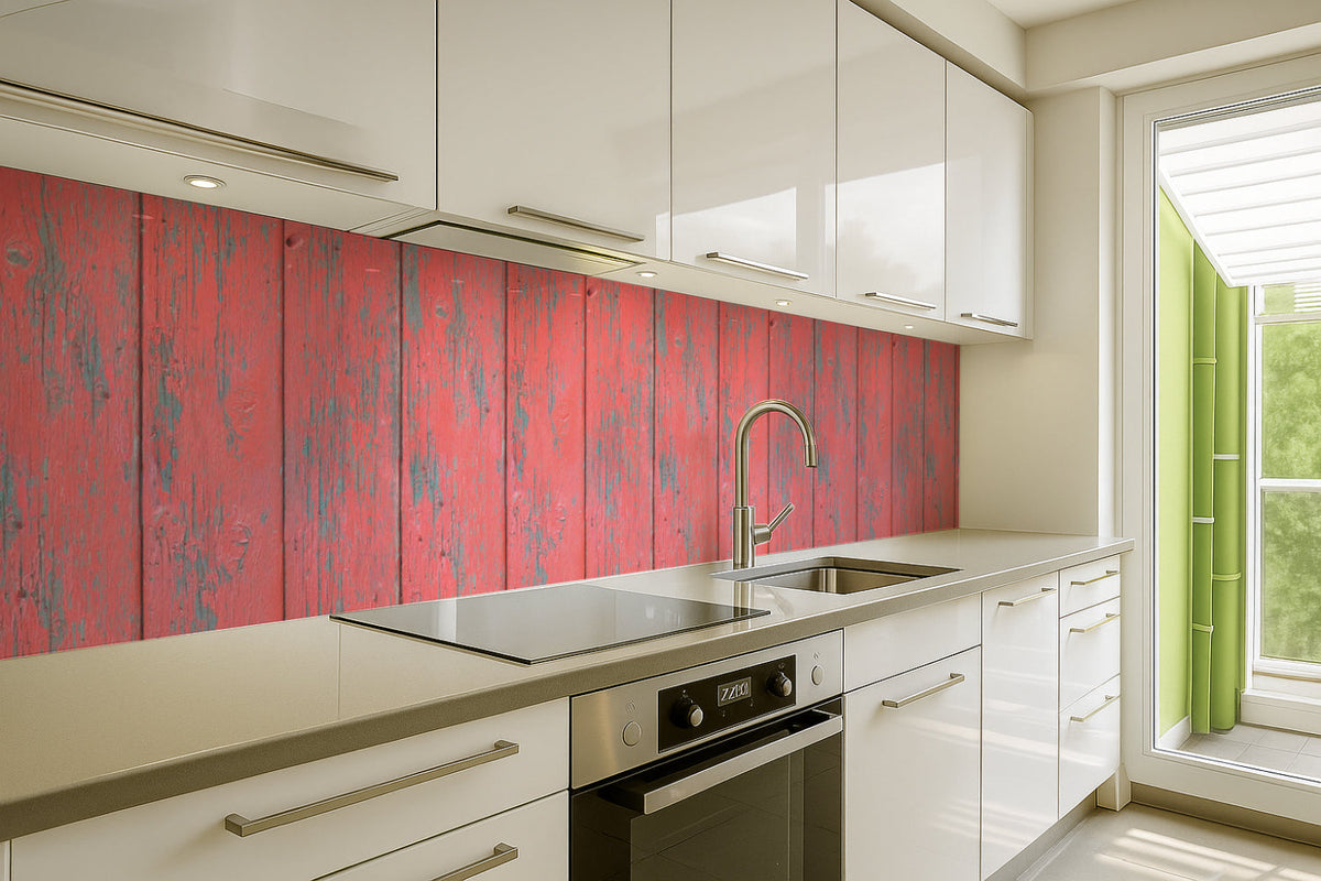 Küchenrückwand Holzoptik