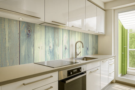 Küchenrückwand Holzoptik