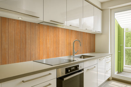 Küchenrückwand Holzoptik