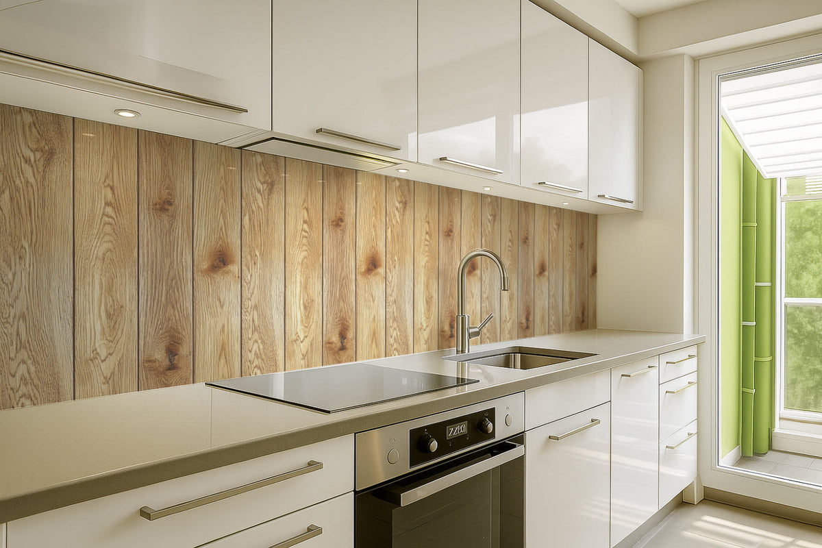 Küchenrückwand Holzoptik