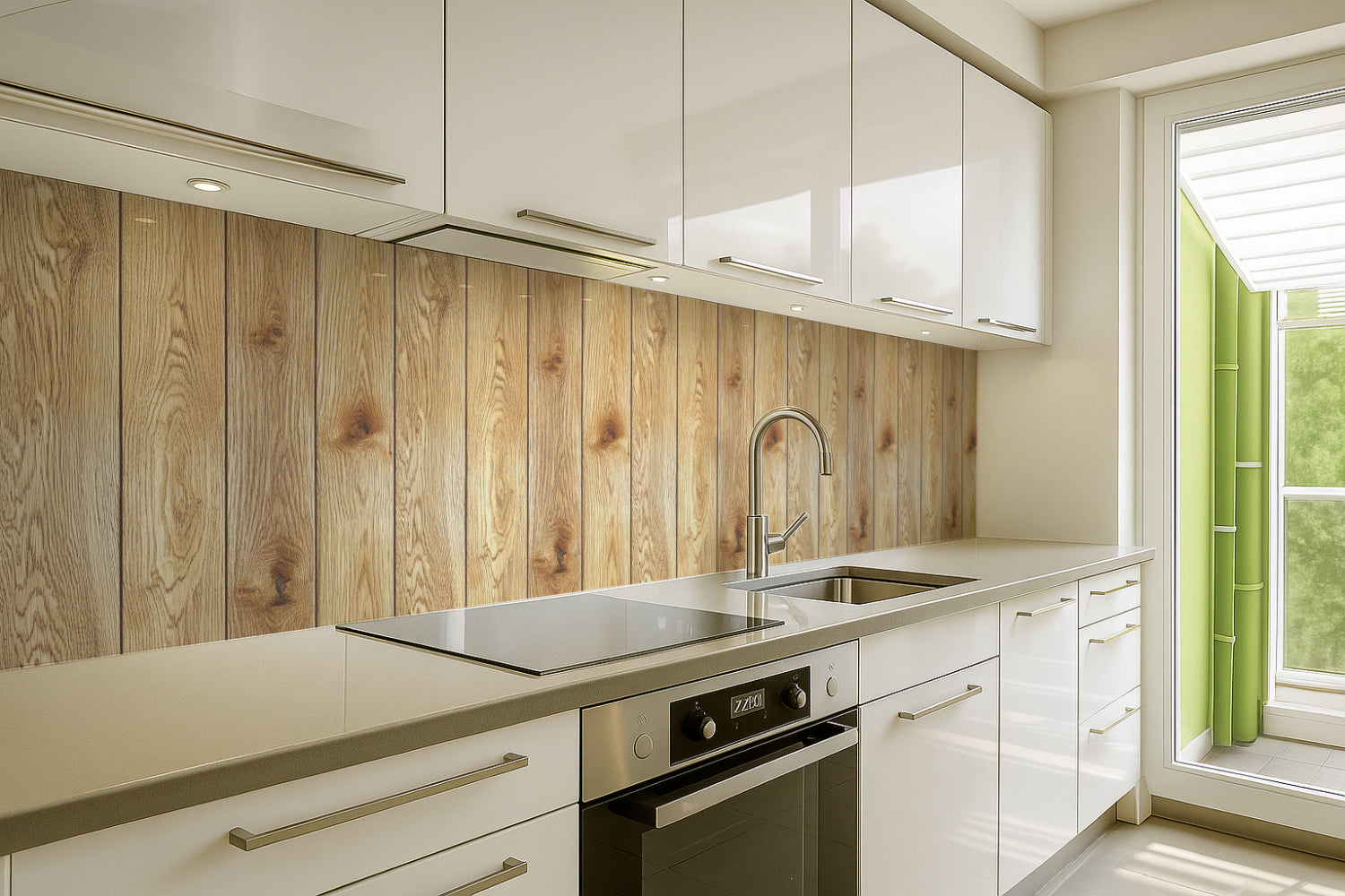 Küchenrückwand Holzoptik