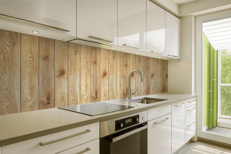 Küchenrückwand Holzoptik
