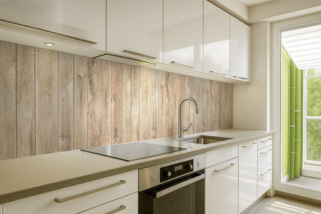 Spritzschutz Küche Holzoptik