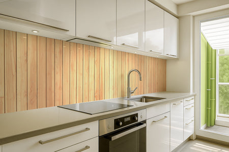 Küchenrückwand Holzoptik