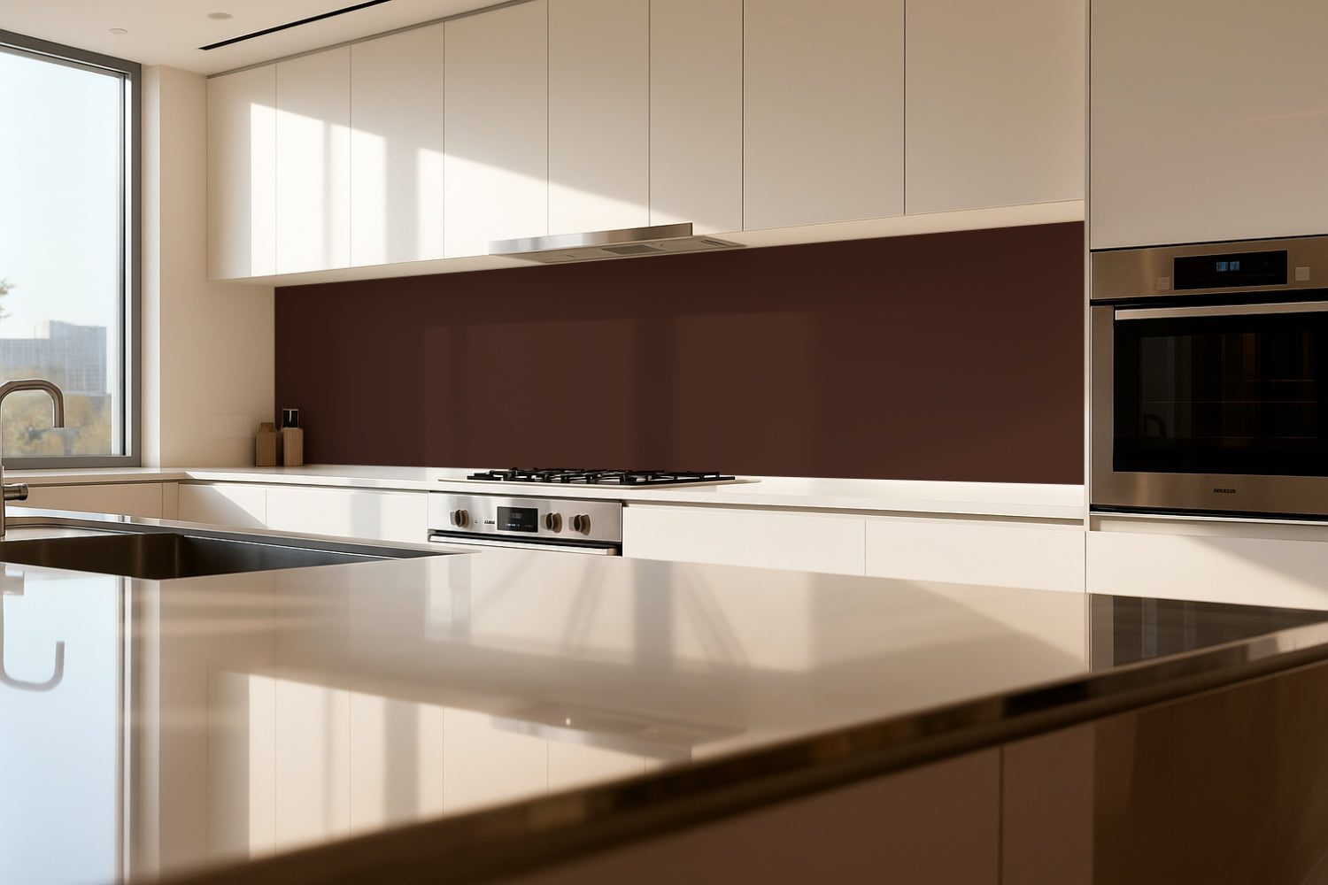 Küchenrückwand Einfarbig